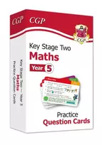 KNYGA Cgp Books KS2 Maths Year 5 Practice Question Cards
