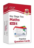 KNYGA Cgp Books KS2 Maths Year 6 Practice Question Cards