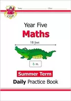 KNYGA Cgp Books KS2 Maths Year 5 Daily Practice Book: Summer Term