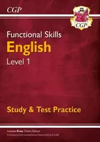 KNYGA Cgp Books Functional Skills English Level 1 - Study & Test Practice