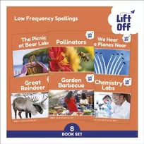 KNYGA Phonic Books Lift Off Readers Low Frequency Spellings