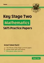 KNYGA Cgp Books KS2 Maths Year 6 SATS Practice Papers: Pack 2 - for the 2027 tests (with free Online Extras)