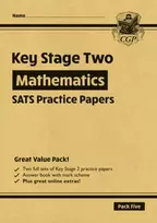 KNYGA Cgp Books KS2 Maths Year 6 SATS Practice Papers: Pack 5 - for the 2027 tests (with free Online Extras)