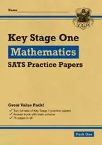 KNYGA Cgp Books KS1 Maths SATS Practice Papers: Pack 1 (for end of year assessments)