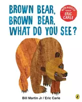 KNYGA Carle Eric Brown Bear, Brown Bear, What Do You See?: With Audio Read by Eric Carle