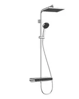 dušas sistēma ar termostatu Activera Q 290 1jet EcoSmart ShowerTablet Select 360 Varia, hroms