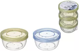 3 indelių su užsukamais dangteliais rinkinys, 220 ml, 45876, 9 x 9 x 13,5, GALICJA