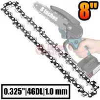 Grandininis pjūklas Genėjimo pjūklo grandinė 8" .0325" 46DL 1 mm