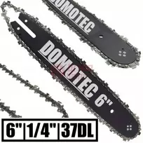 Grandininis pjūklas Genėjimo pjūklo pjovimo juosta + 2 grandinės, 6" 1/4" 37DL