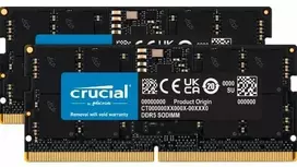 RAM Crucial - DDR5 - kit - 96GB: 2 x 48GB - SO-DIMM 262-pin - 5600 MHz / PC5-44800