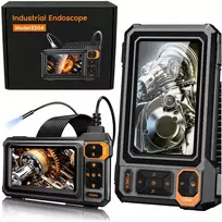 Lean Wired Endoscope Inspection Camera 8 LEDs LCD 4.3'' IP67
