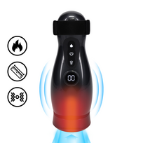 Pumped By Shots Virtuo Suction & Vibration Intimate Device with Phone Mount Gun Metal