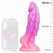 EPIC Galatea Lunar Glow - Artistic Silicone Model, 18.5 cm, Sidabrinis Shine