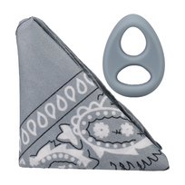 Doc Johnson The Code Silicone Support Ring with Matching Pilkas Bandana Set