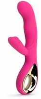 Pink Rožinė FeelzToys Tarzan Dual-Action Silicone Vibrator Rožinė USB Rechargeable