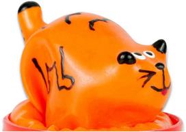 CONDOMERIE Hand-Painted Decorative Latex Model - Cat Art Edition
