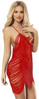 Subblime Sets Subblime 954253 Elegant Strappy Dress & Thong Set Raudona L/XL