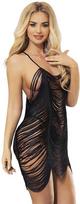 Subblime Sets Subblime 954222 Strappy Mini Dress & Thong Set Juodas S/M