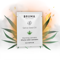 BRUMA Sativa Seed Oil Glide Gel Warming Effect Cannabis Aroma 6 ml
