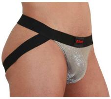 BURN Jockstrap Shiny rusvai gelsvas/Juodas M - Premium Comfort & Style