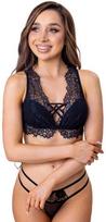 Livco Corsetti Sets LivCo Corsetti Irina Juodas Lace Bra & Thong Set S/M - Elegant Comfort