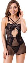 Livco Corsetti Sets Livco Corsetti Fashion Cielo LC 20211 Juodas Chemise & Thong Set S/M
