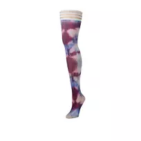 Blue Kix'ies Madisen Thigh Highs A Mėlyna Tie-Dye Petite Size Stay-Up