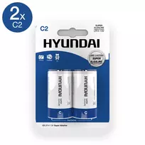 GP Super Alkaline C Batteries 1.5V LR14 2 vnt. High Performance