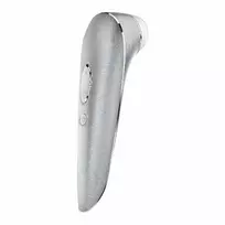Satisfyer High Fashion Aluminum Airpulse System, 11 Intensities, Sidabrinis