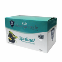 Safe Spiritual Bamboo & Waterlily Massage Candle 100g - Aromatic Wellness