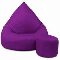 Sėdmaišis su pufu Pufini, violetinė