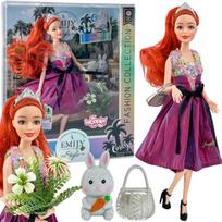 Lėlė 32 cm - stilinga princesė su rožine suknele + aksesuarai WOOPIE ROYAL Emi