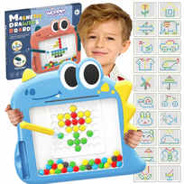 Magnetinė lenta vaikams Montessori MagPad dinozauras WOOPIE