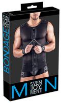 Svenjoyment Bondage Men's Shirt and Cuffs L seksualūs vyriški marškinėliai