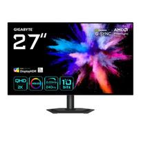 GIGABYTE GO27Q24G 27” OLED 2K QHD Gaming Monitor – 2560 x 1440, 240Hz, 0.03ms, 275 cd/m², FreeSync Premium, G-Sync Compatible, HDMI 2.1, DisplayPort 1.4