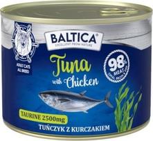 Baltica Excellent Tuna with chicken - wet cat food - 185g