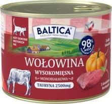 Baltica Smaki regionów Beef with liver - wet cat food - 185g