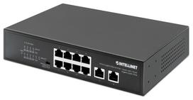 INTELLINET 8-Port Gigabit PoE+ Switch 2 RJ45-Ports 120W