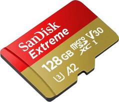 SANDISK Extreme microSDXC 128GB SDSQXAA-128G-GN6AA