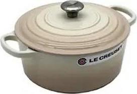 No Name Le Creuset Signature Roaster round 22cm Meringue creme (21177227164430)