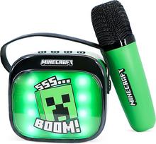 OTL - Light Up Wireless Karaoke Speaker W/ Microphone - Minecraft