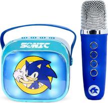 OTL - Light Up Wireless Karaoke Speaker W/ Microphone - Sonic The Hedgehog