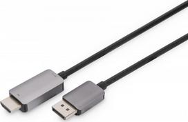 Cable Digitus DisplayPort adapter cable - HDMI 8K 60Hz DP/HDMI M/M 1.8m