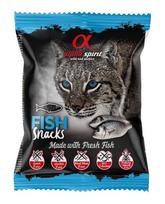 Skanėstas katėms Alpha Spirit Fish Snacks, žuvis, 0.050 kg