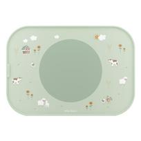 Iš plastiko/iš silikono vaikiškas padėkliukas 28x40 cm Little Farm by Little Dutch – Mepal
