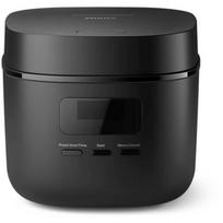 Philips Ryžių viryklė HD3080/80, 1.8 l, 400 W, 5 programų, Skaitmeninė, Nuimama Tefloninė dubuo, Stiklinis dangtis
