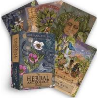 Astrologinės kortos HAY HOUSE HERBAL ASTROLOGY ORACLE CARDS A 55-Card Deck and Guidebook
