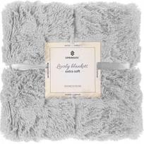 Pledas Springos Lovely Blankets Extra Soft, šviesiai pilka sp., 200 cm x 220 cm