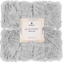 Pledas Springos Lovely Blankets Extra Soft, šviesiai pilka sp., 220 cm x 240 cm