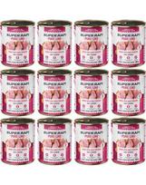 SUPER RAFI Pure Line Kalakutiena su batatais, 12 x 800 g, šlapias šunų maistas